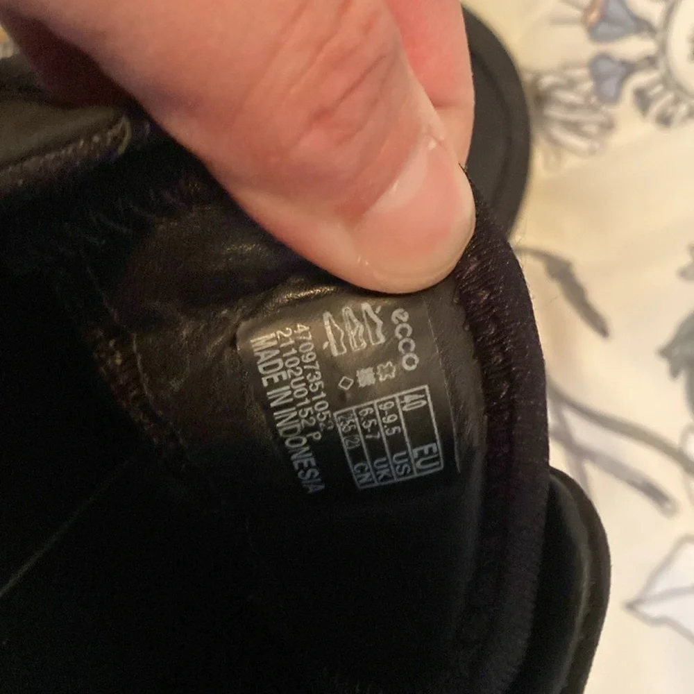 Ecco 7 wedge soft strap sneakers